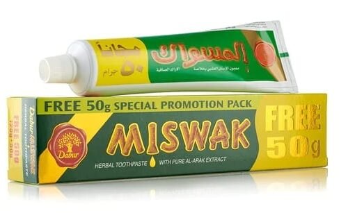 Pasta de dente de ervas Dabur Miswak